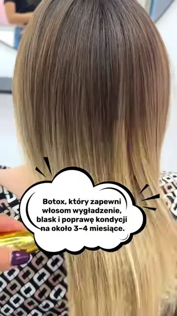 Het haar tijdens een recente haarbehandeling bij Sofia.