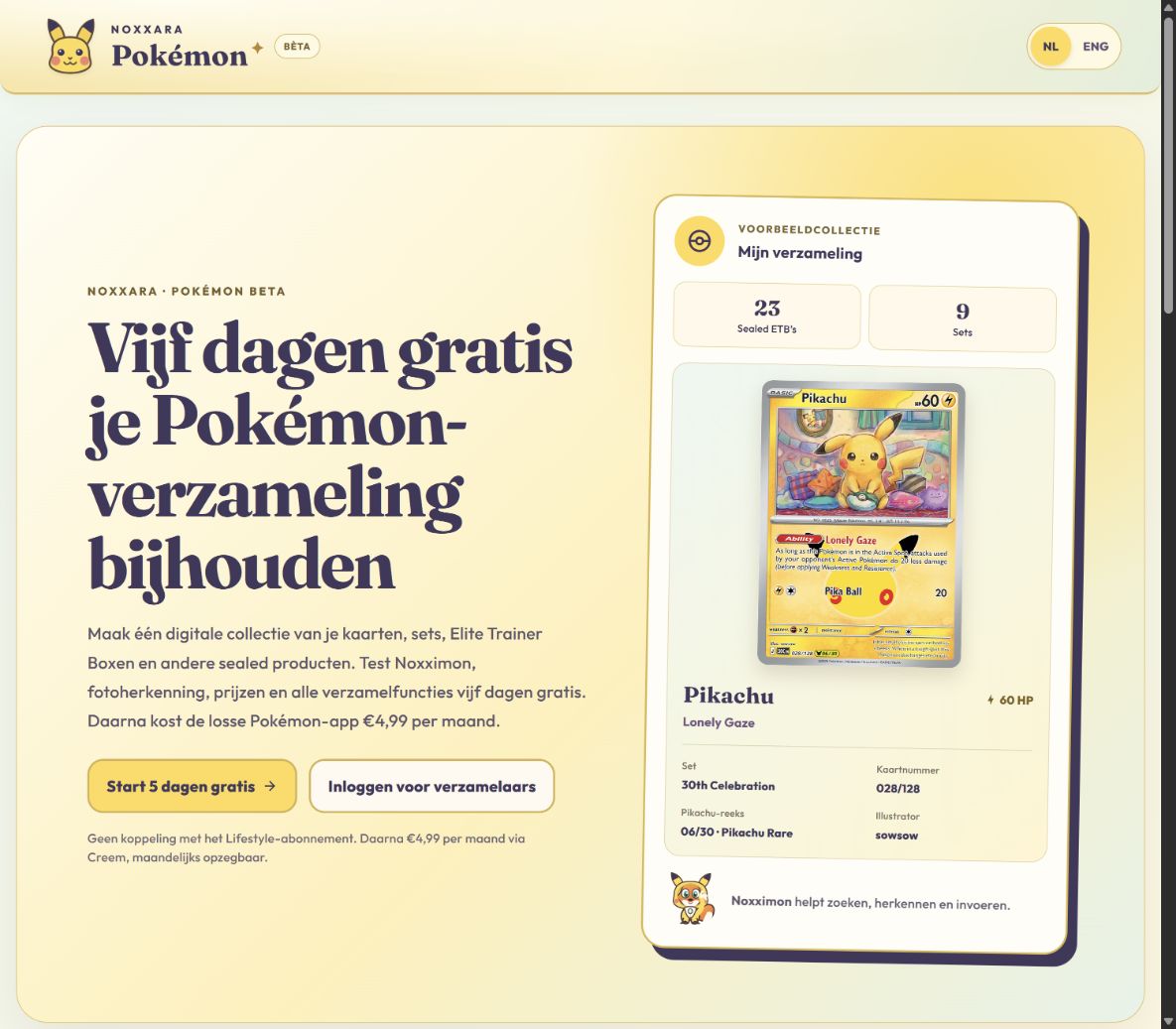 Noxxara Pokémon projectbeeld